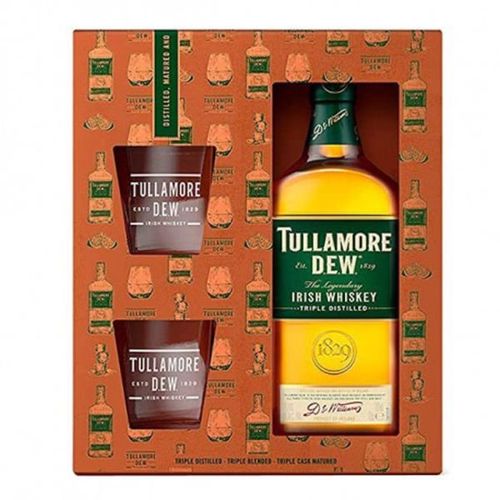 Tullamore Dew 0,7l 40% + 2x sklo GB