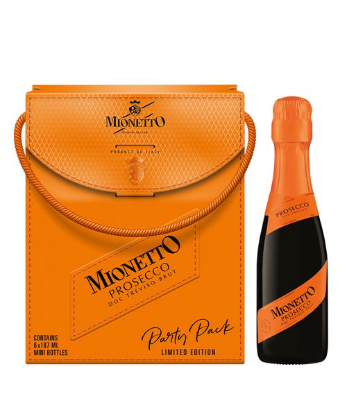 Mionetto Prosecco Prestige DOC brut PARTY PACK 6 x 0.2l