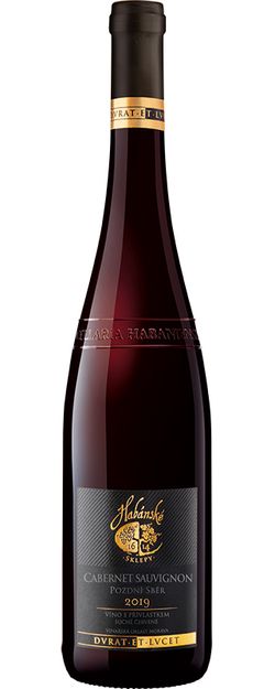 Habánské sklepy Cabernet Sauvignon 2019 pozdní sběr 0.75l