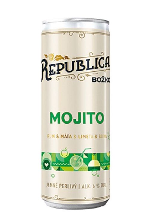 Božkov Republica MOJITO RTD 0,25l 6%