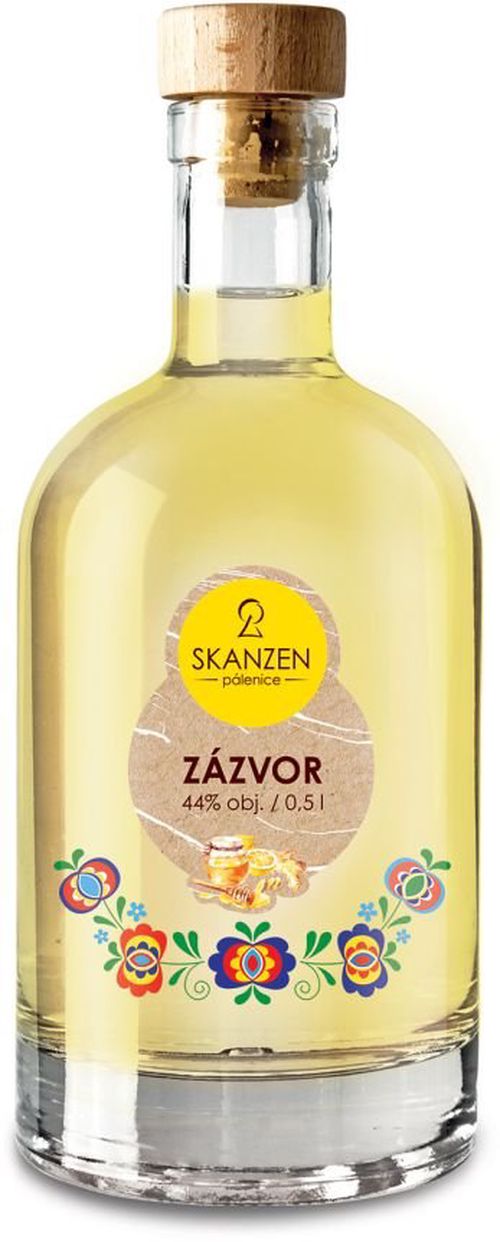 Skanzen Zázvor 0,5l 44%