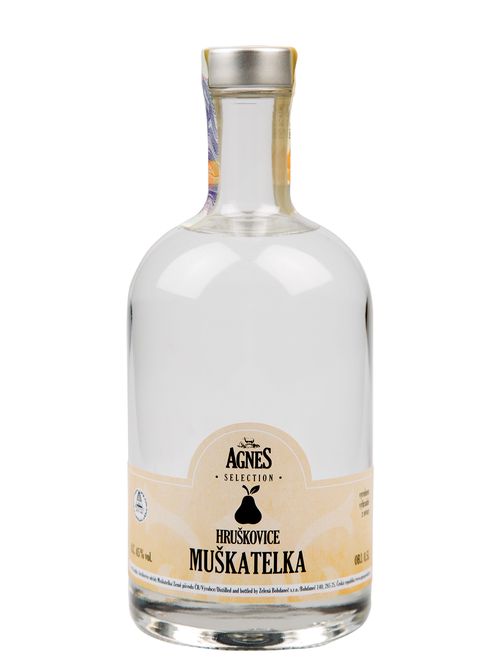 Agnes Zelená Bohdaneč Agnes Hruškovice Muškatelka (kosher) 45% 0,5l