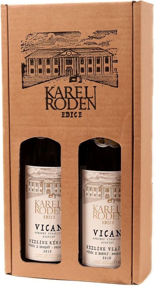 VICAN Box Edice KAREL RODEN 2×0,75l Karton