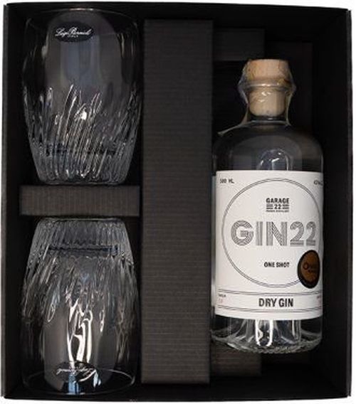 Garage22 Gin22 0,5l 42% + 2x sklo GB