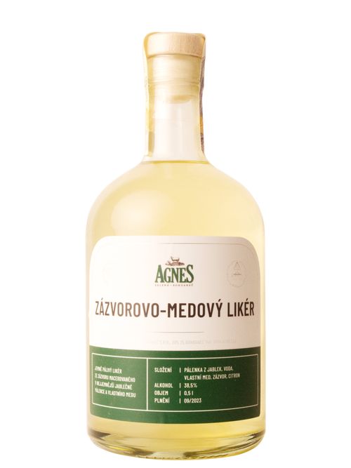 Agnes Zelená Bohdaneč Agnes Zázvorovo-medový likér 38,5% 0,5l