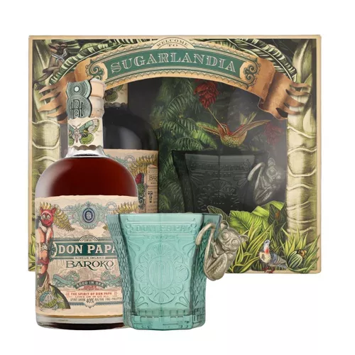 Don Papa Baroko Sugarlandia + 1x sklenice 0,7l 40% GB