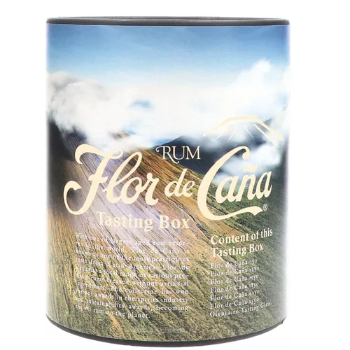 Flor de Caña Tasting Box 6×0,025l + 1x sklo GB