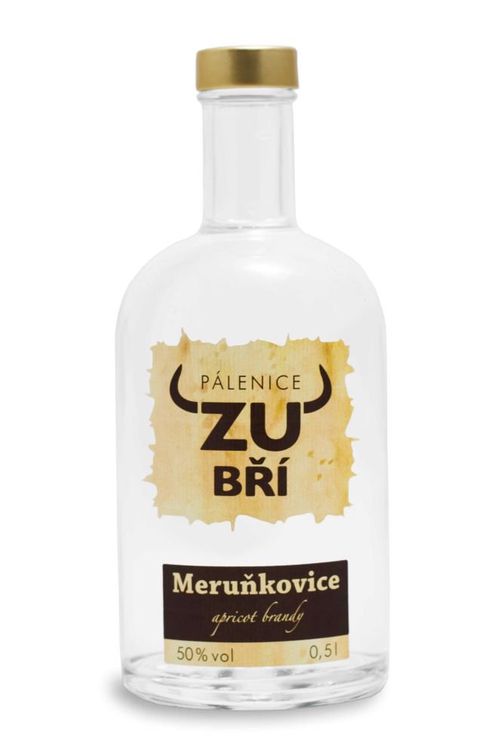 Meruňkovice Zubří 0,5l 50%