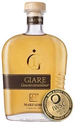 Marzadro Le Giare Grappa Gewurztraminer 0,7l 41%