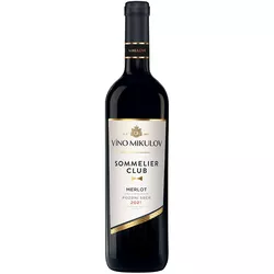 Víno Mikulov Sommelier Club Merlot 2021 pozdní sběr