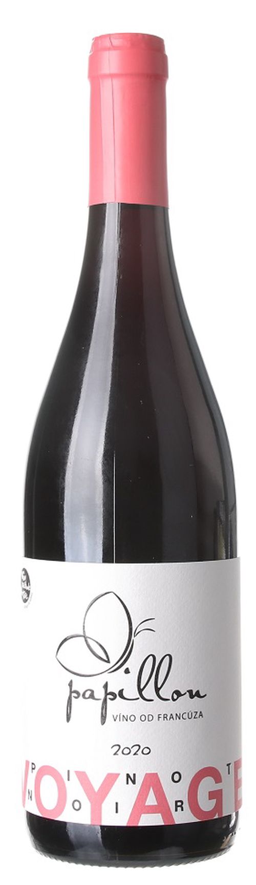 Papillon Víno od Francúza Voyage Pinot Noir, BIO 0,75