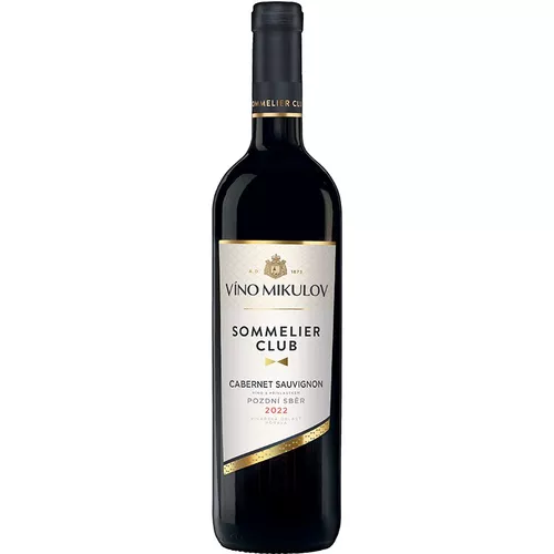 Víno Mikulov Sommelier Club Cabernet Sauvignon 2022 pozdní sběr